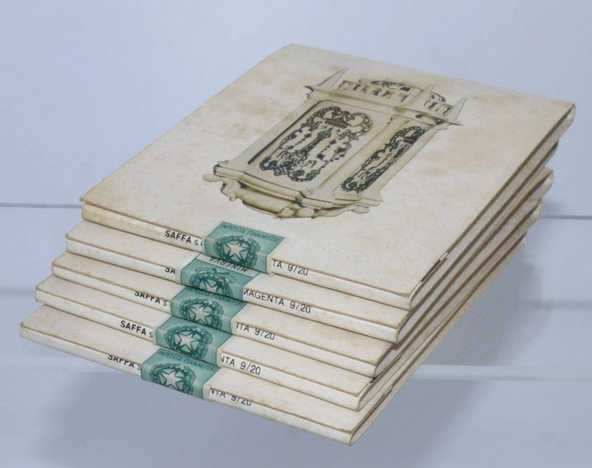 Lot de 5 boîtes d'allumettes vintage - Saffa, faïence italienne - 5 pièces - Période : 1970/80