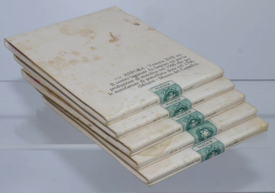 Lot de 5 boîtes d'allumettes vintage - Saffa, faïence italienne - 5 pièces - Période : 1970/80