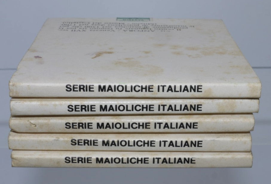 Lot de 5 boîtes d'allumettes vintage - Saffa, faïence italienne - 5 pièces - Période : 1970/80