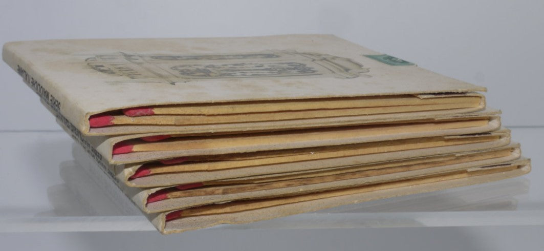 Lot de 5 boîtes d'allumettes vintage - Saffa, faïence italienne - 5 pièces - Période : 1970/80