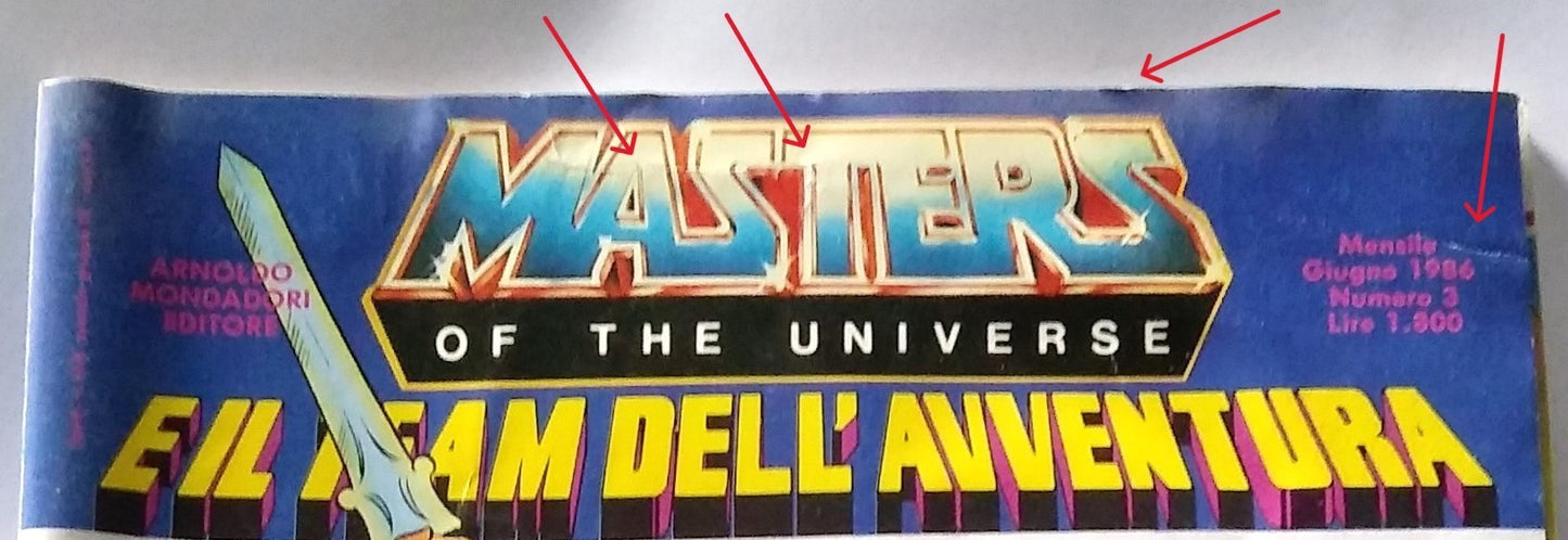 Masters of the Universe e il Team dell'avventura- Fumetto mensile-Epoca:1986