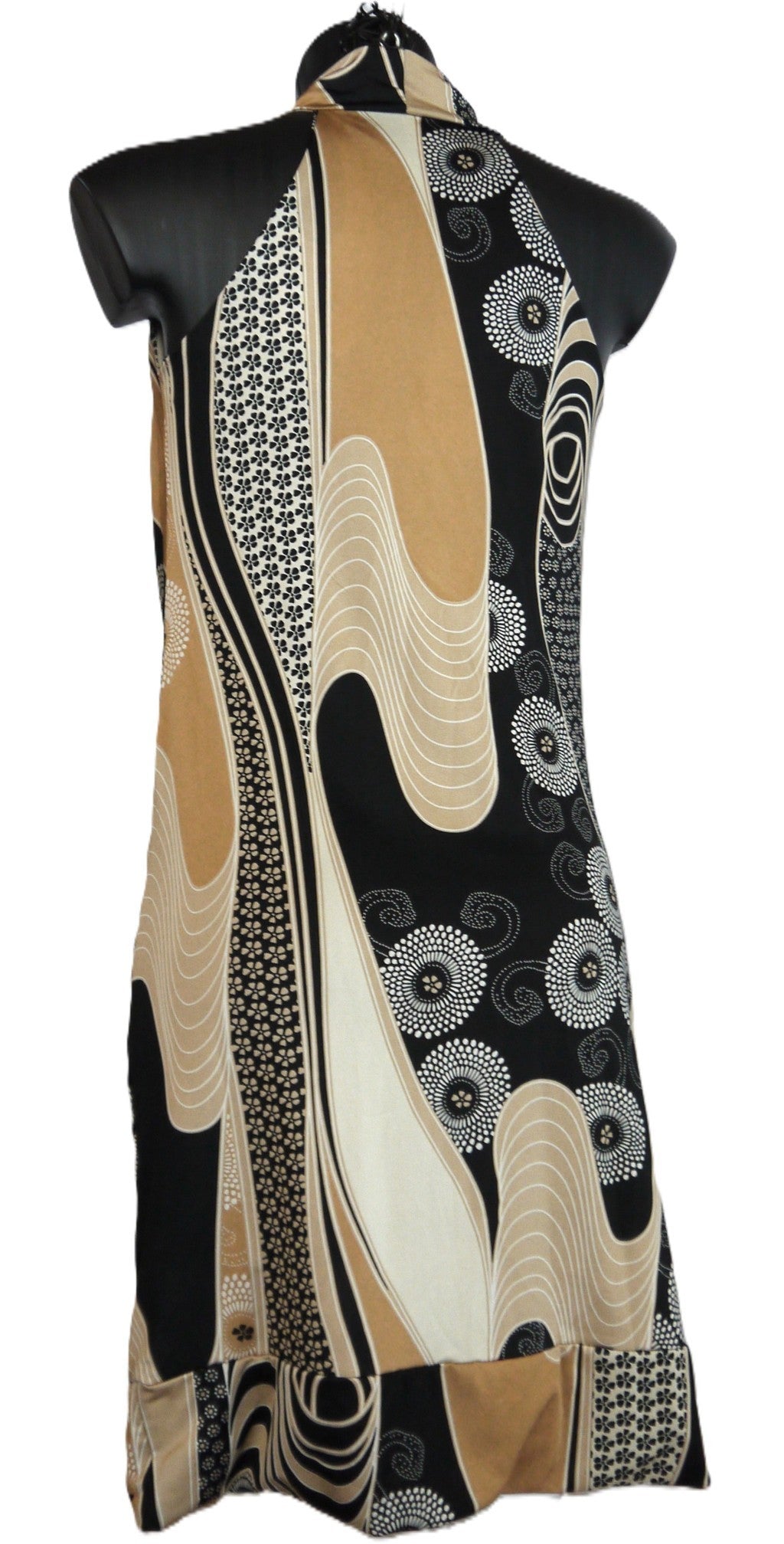 Top Smanicato MM&amp;I con Drappeggio Frontale e Scollo a V dettaglio vista totale posteriore