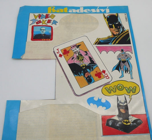 Stickers vintage Batman MiniSet -10pz- Epoca:1989