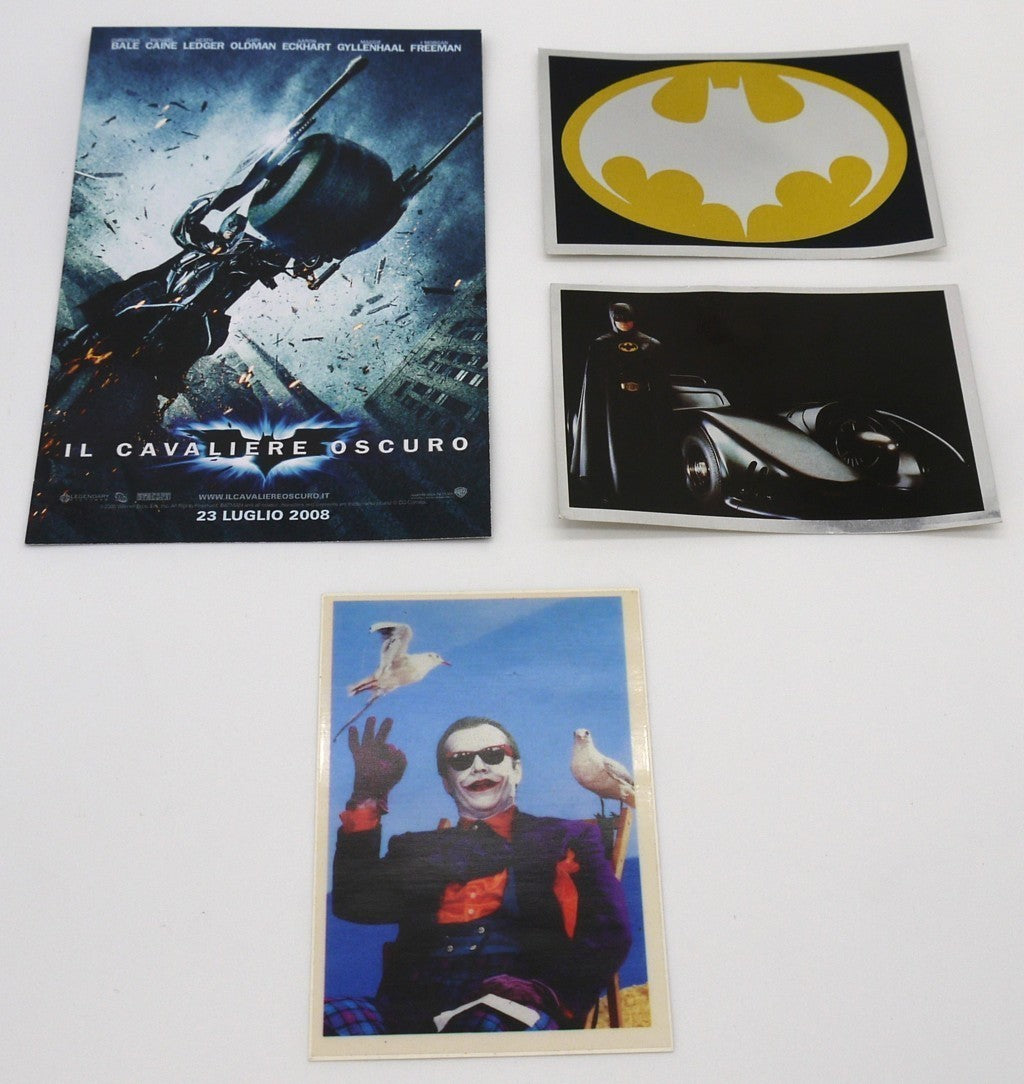 Mini-série d'autocollants Batman vintage - 10 pièces - Période : 1989