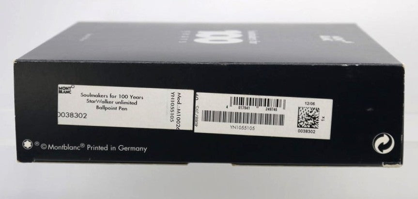 Montblanc Starwalker Unlimited Soulmakers 100 ans - Modèle M1002