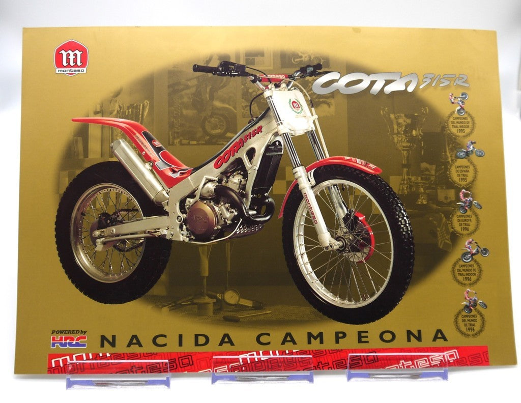 Brochure commerciale/publicitaire Montesa Cota 315R - Période : 1998