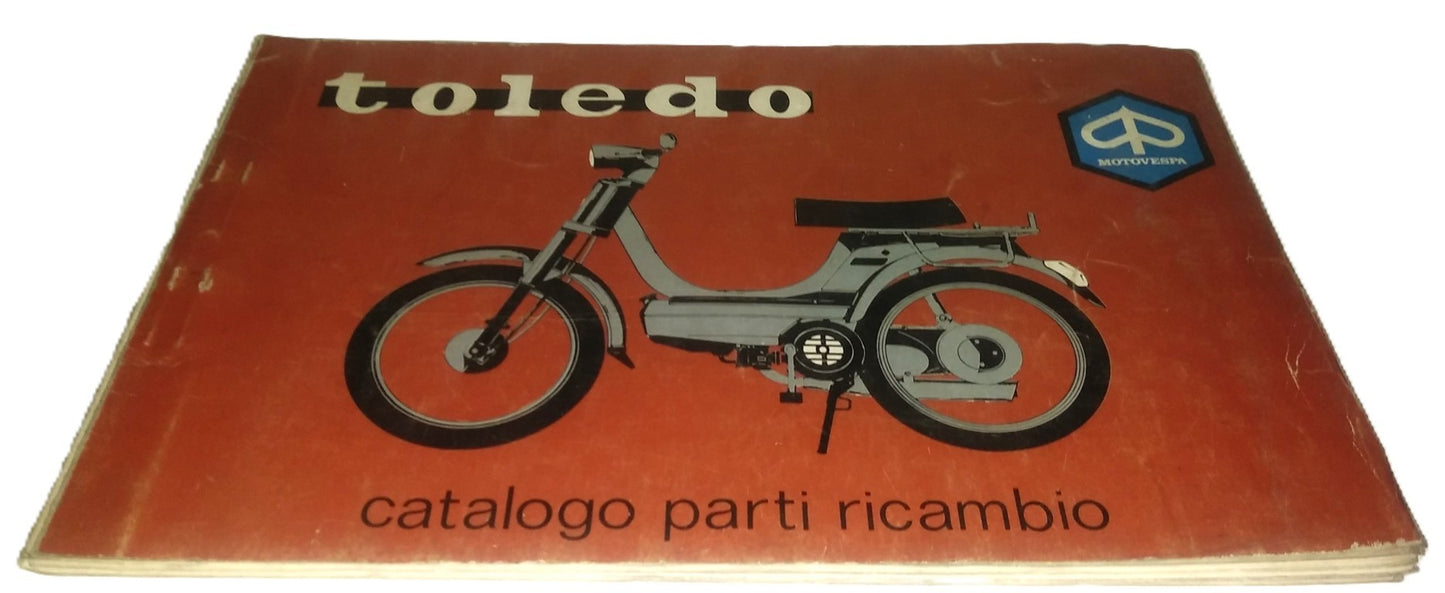 Catalogo parti di ricambio Motovespa/Piaggio Toledo+listino prezzi-Epoca:1980/83