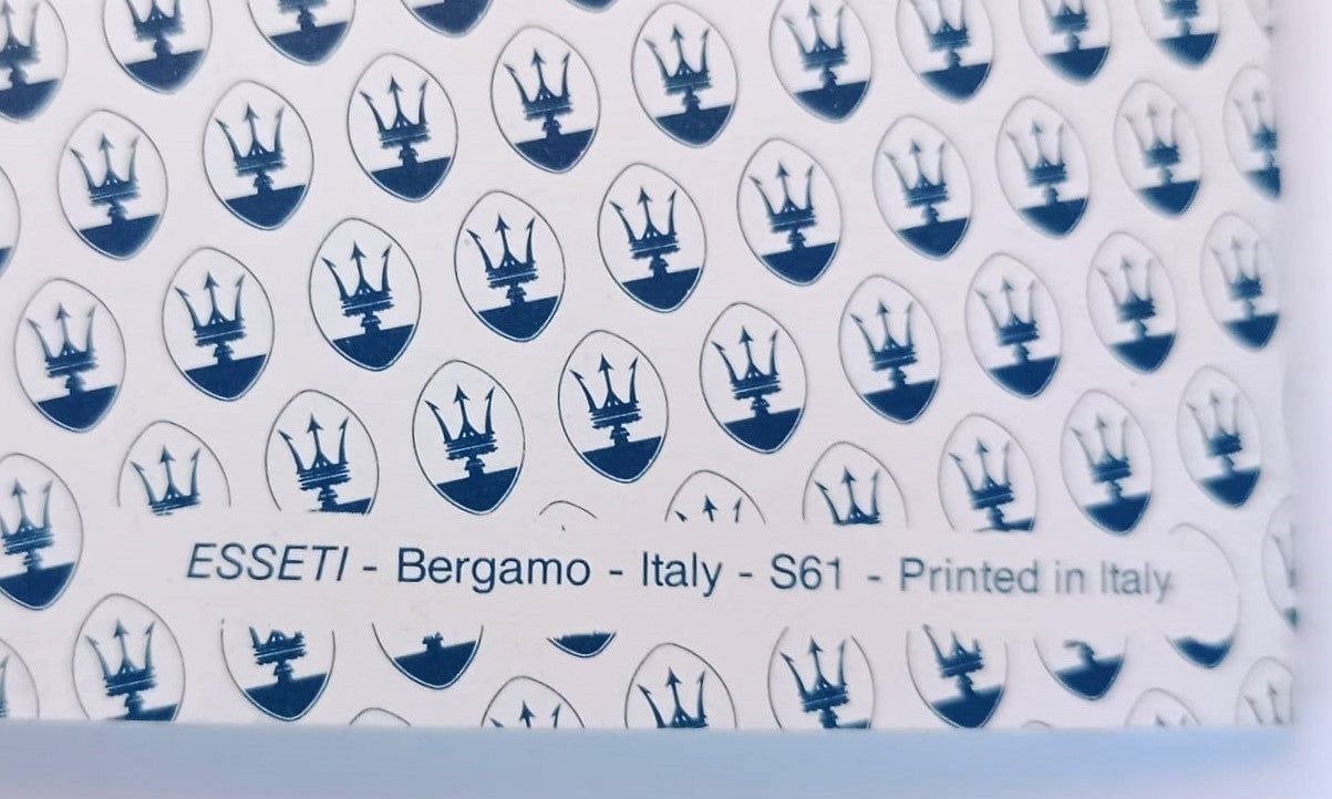 Maserati Hi-Tech Press News — Motore Sperimentale 6.36 dettaglio retro copertina stampa