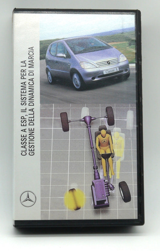Documentazione Ufficiale Mercedes  Classe A W168 1998 dettaglio VHS copertina