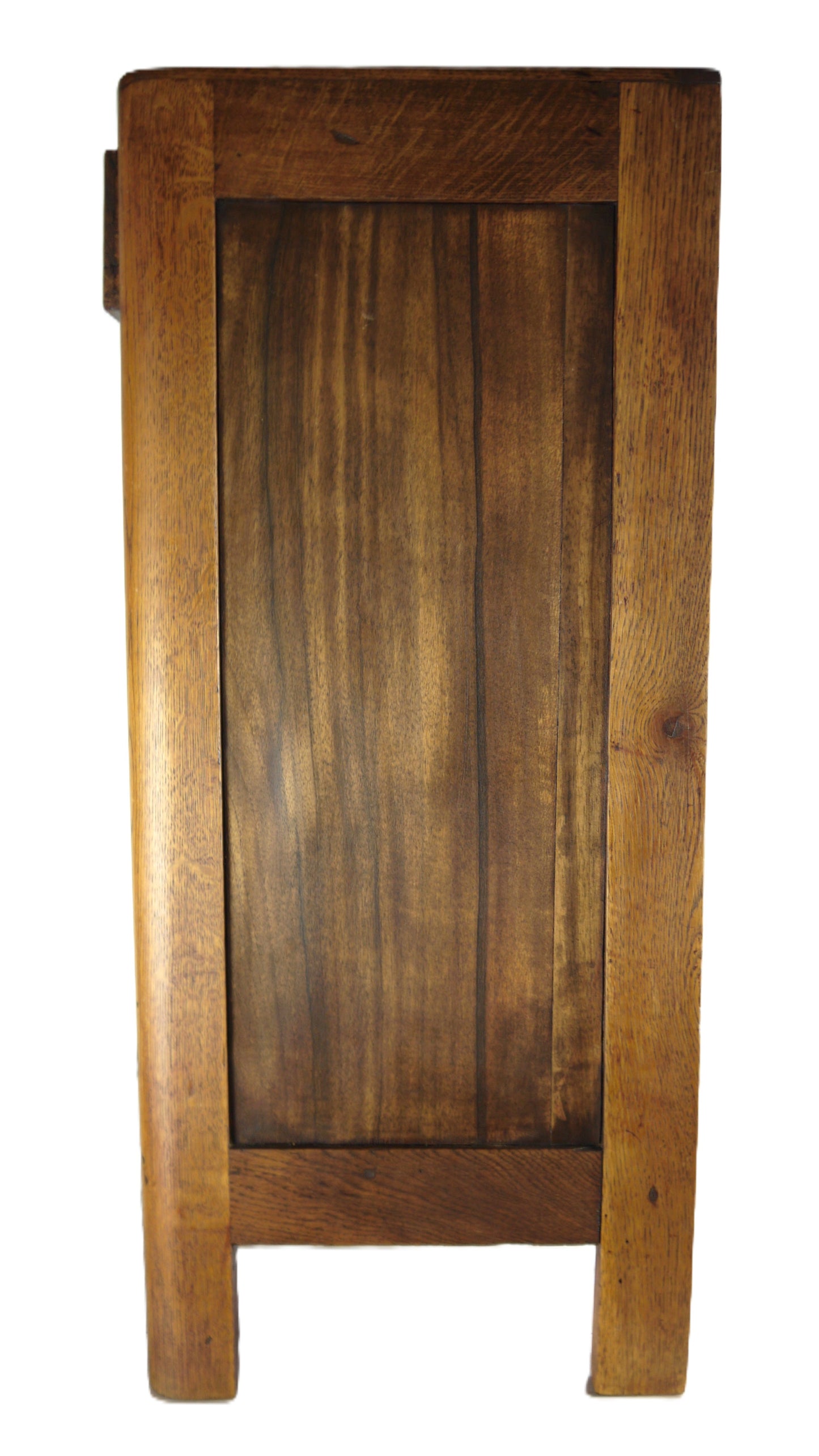 Mobiletto da Ingresso con Cassetto e Anta – Rovere Massello – Epoca: circa 1960