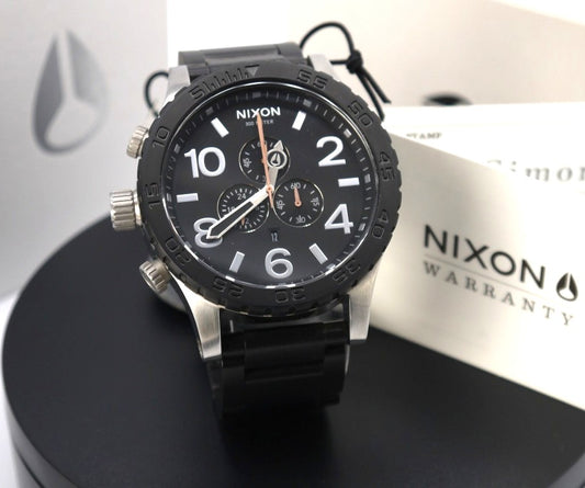Orologio da Uomo Nixon 51-30 Chrono Black Steel-cod:A0832541
