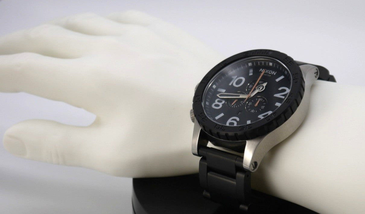 Orologio da Uomo Nixon 51-30 Chrono Black Steel-cod:A0832541