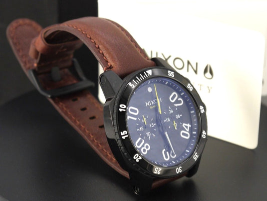 Montre homme Nixon Ranger Chrono en cuir - Code : A940 712