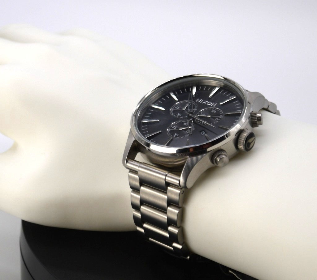 Orologio da Uomo NIXON Sentry Chrono Black -A386 000