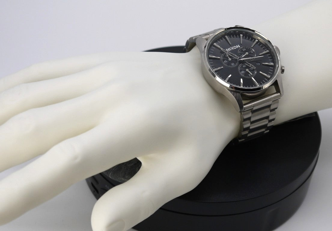 Orologio da Uomo NIXON Sentry Chrono Black -A386 000