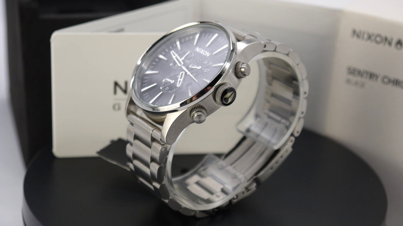 Orologio da Uomo NIXON Sentry Chrono Black -A386 000