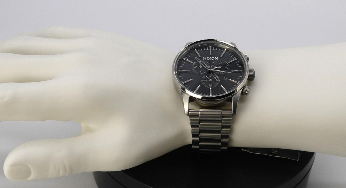 Orologio da Uomo NIXON Sentry Chrono Black -A386 000