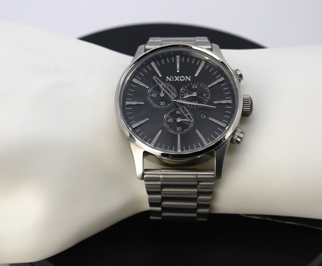 Orologio da Uomo NIXON Sentry Chrono Black -A386 000