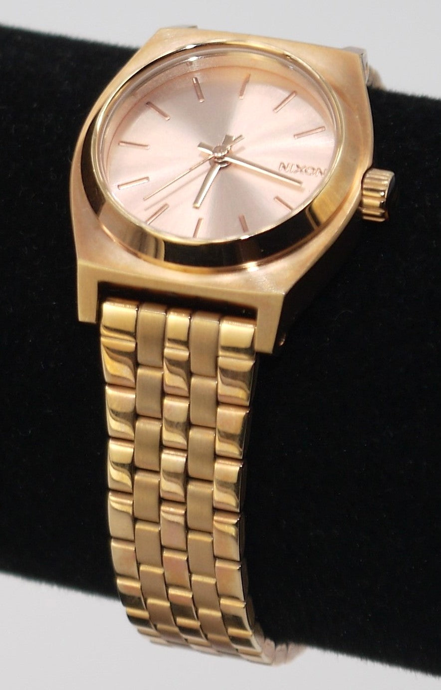 Montre femme Nixon Small Time Teller (Couleur : Or rose) réf. A399