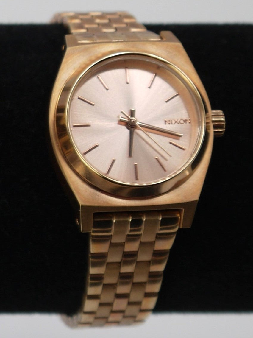 Montre femme Nixon Small Time Teller (Couleur : Or rose) réf. A399