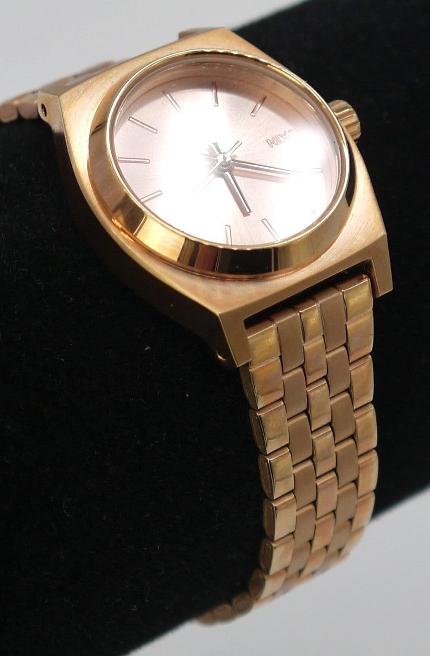Montre femme Nixon Small Time Teller (Couleur : Or rose) réf. A399