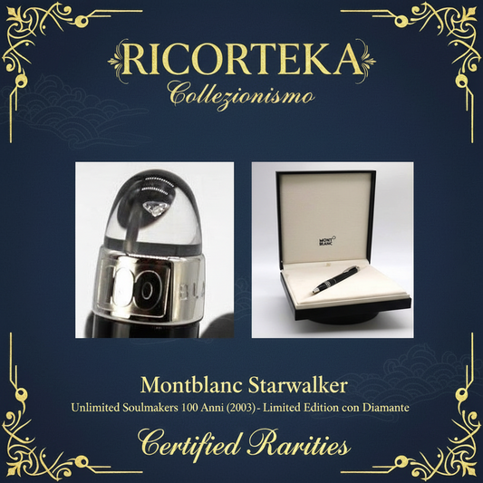 Penna Montblanc Starwalker Unlimited Soulmakers 100 Anni Diamante M1002 - Epoca: 2003