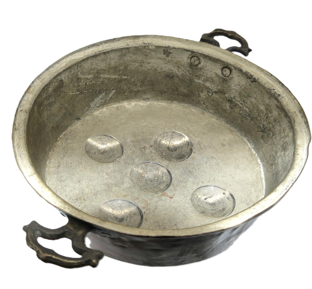 Egg/snail pot - Copper - Period: 1960-1970