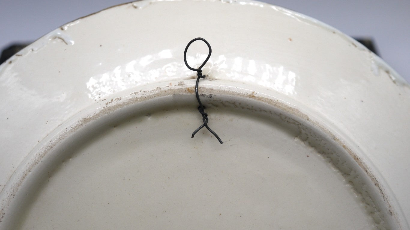 Andalusian wall plate in "Cuerda Seca" style - Period: 1960