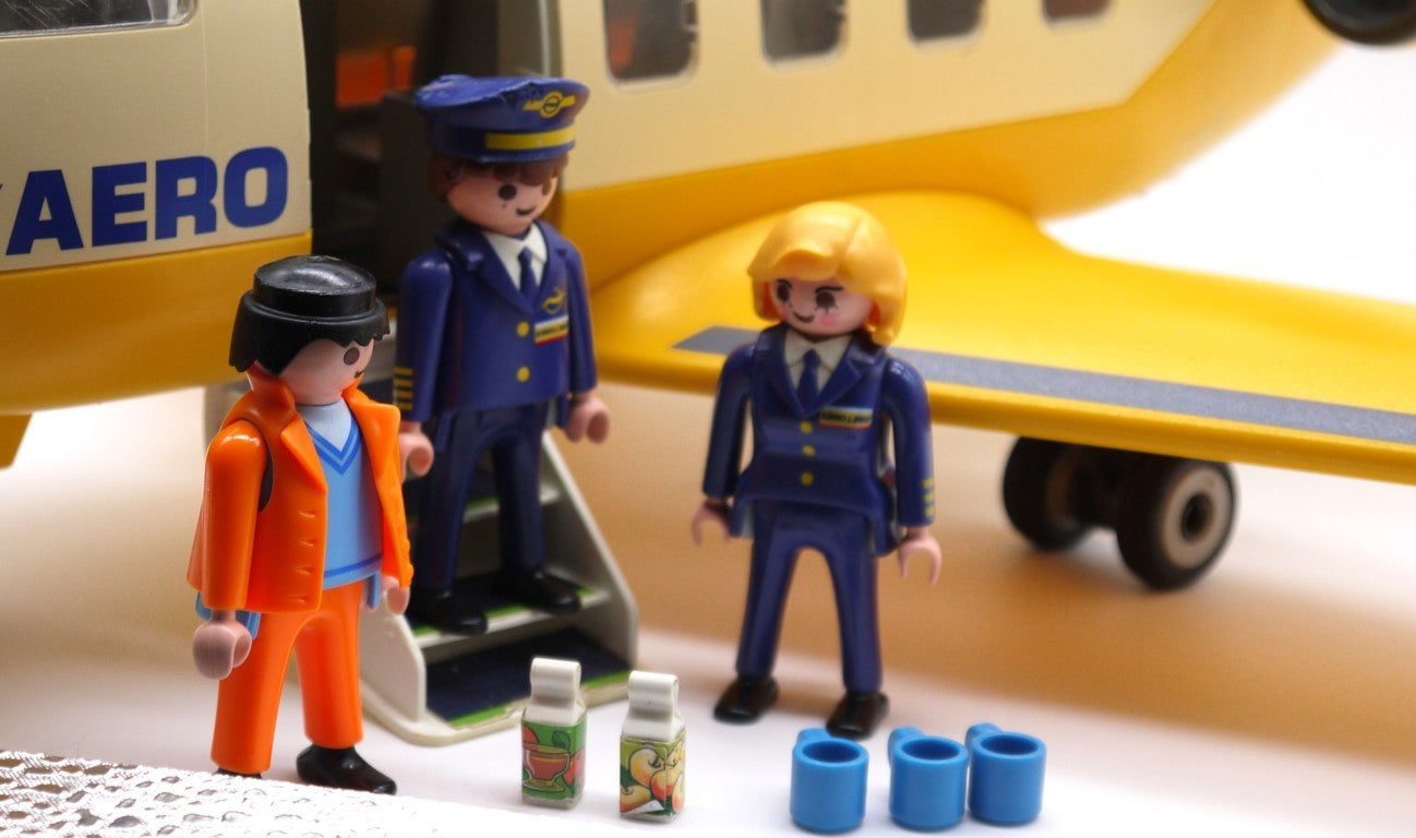 Playmobil Geobra Set 3185 Aero Line -Jet Privato-Epoca: 2001