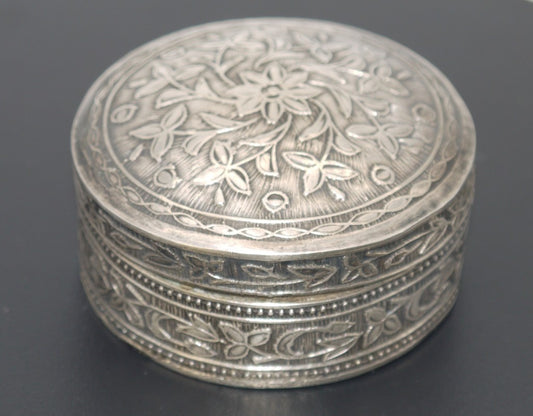 Mini 925 Silver Jewelry Box - England - Period: 1900