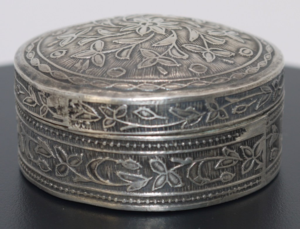 Mini 925 Silver Jewelry Box - England - Period: 1900