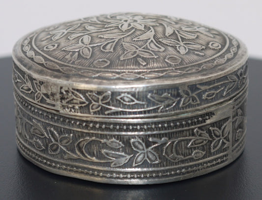 Mini 925 Silver Jewelry Box - England - Period: 1900