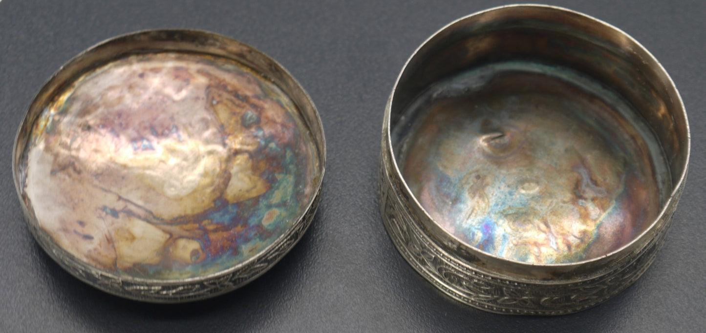 Mini 925 Silver Jewelry Box - England - Period: 1900