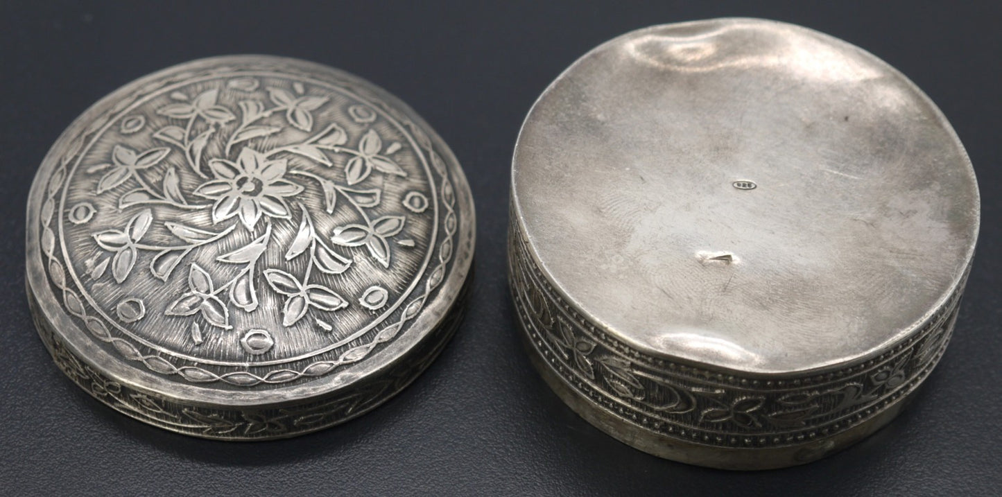 Mini 925 Silver Jewelry Box - England - Period: 1900