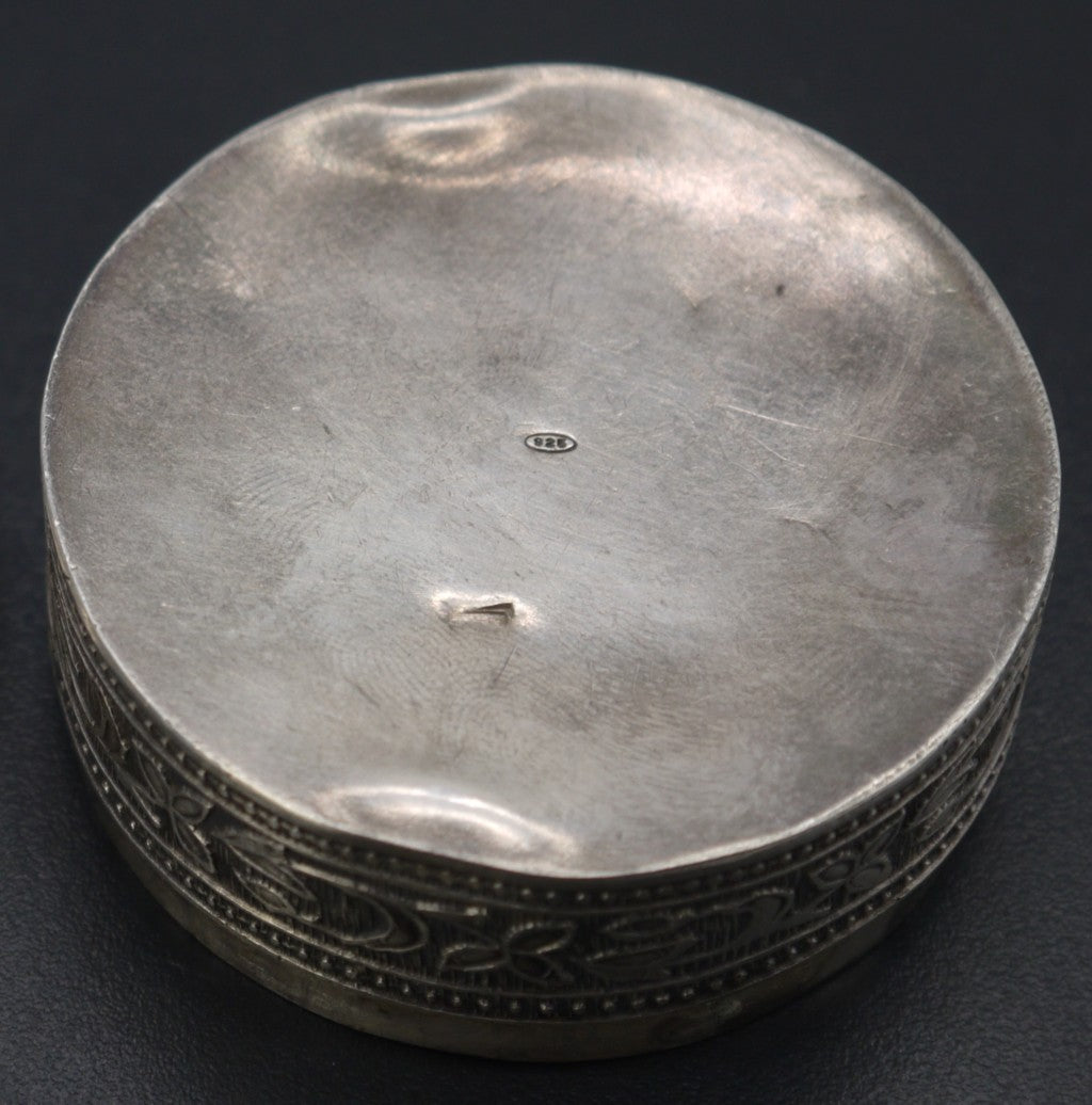 Mini 925 Silver Jewelry Box - England - Period: 1900