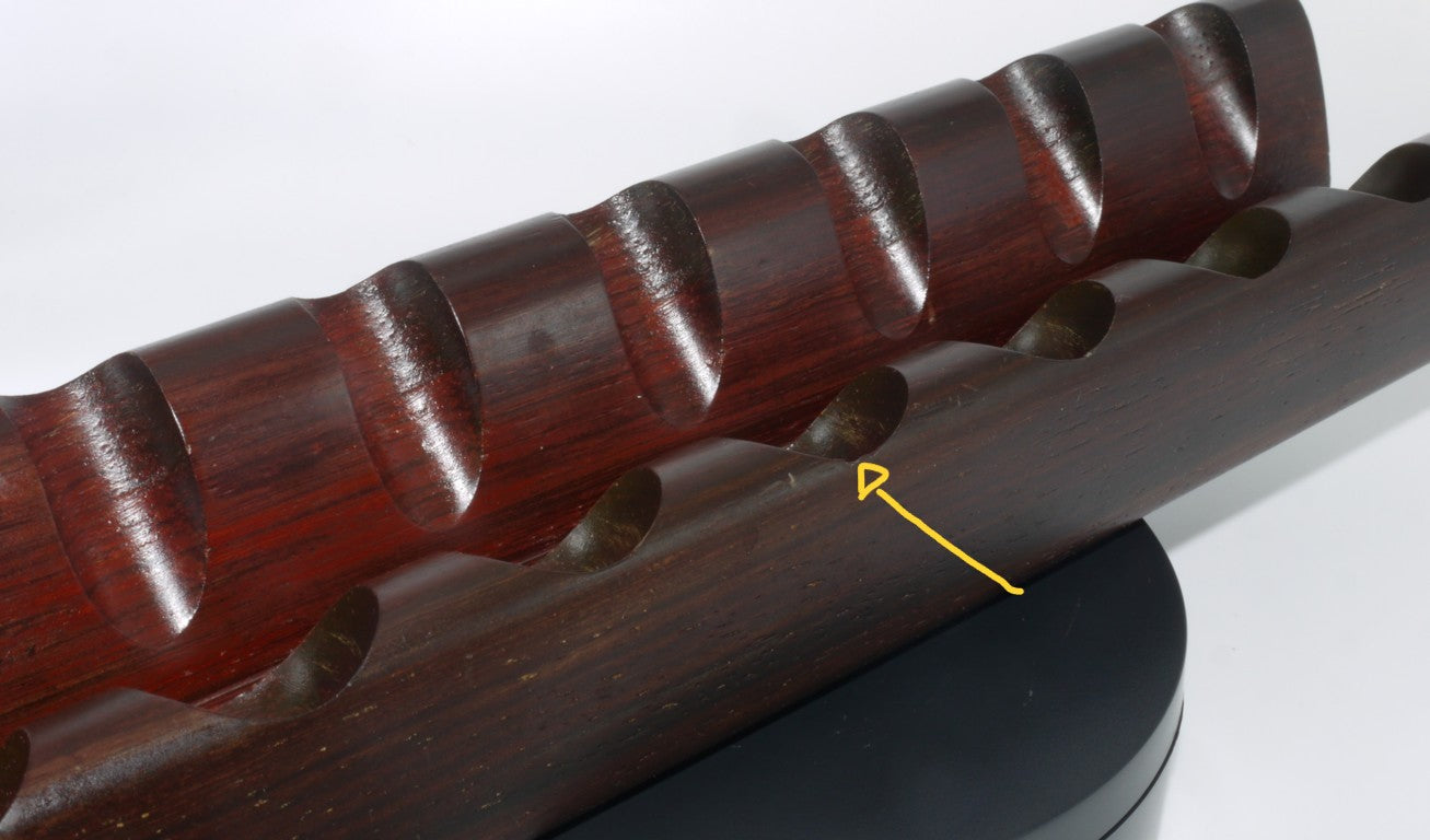 Savinelli Pipe Rack - 7 Places - Period: 1970