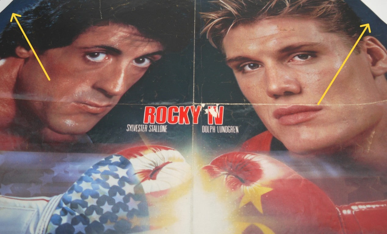 Coffret Rocky IV - Affiche + Brochure - Allemagne - Période : 1985