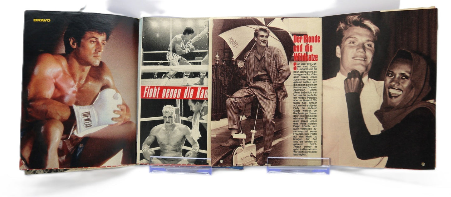 Coffret Rocky IV - Affiche + Brochure - Allemagne - Période : 1985