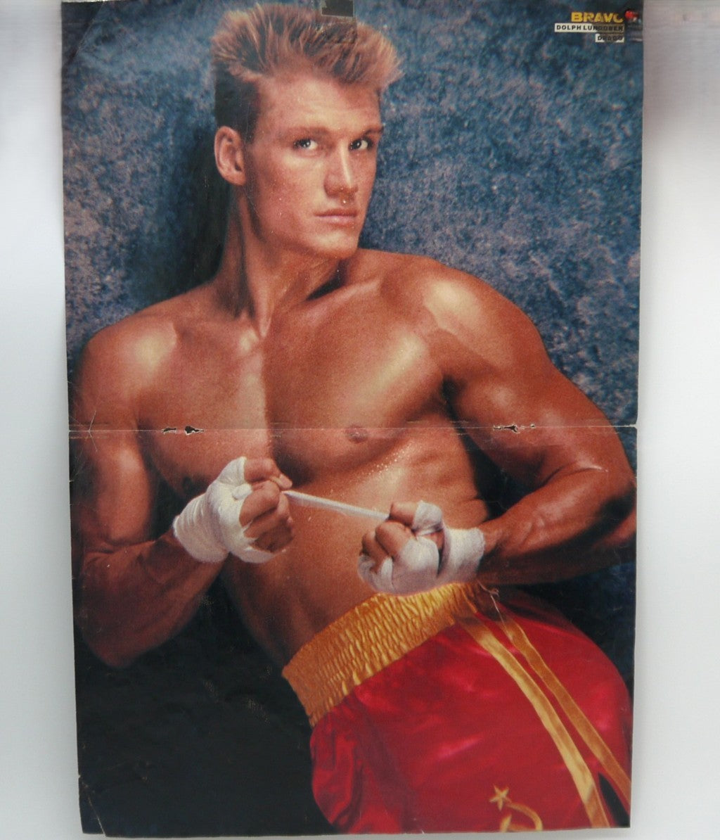 Coffret Rocky IV - Affiche + Brochure - Allemagne - Période : 1985