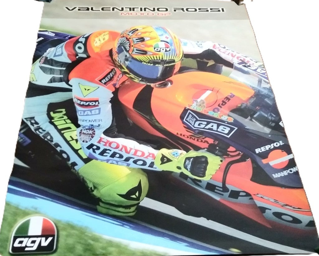 Poster -AGV- Valentino Rossi Honda HRC-Epoch: 2002