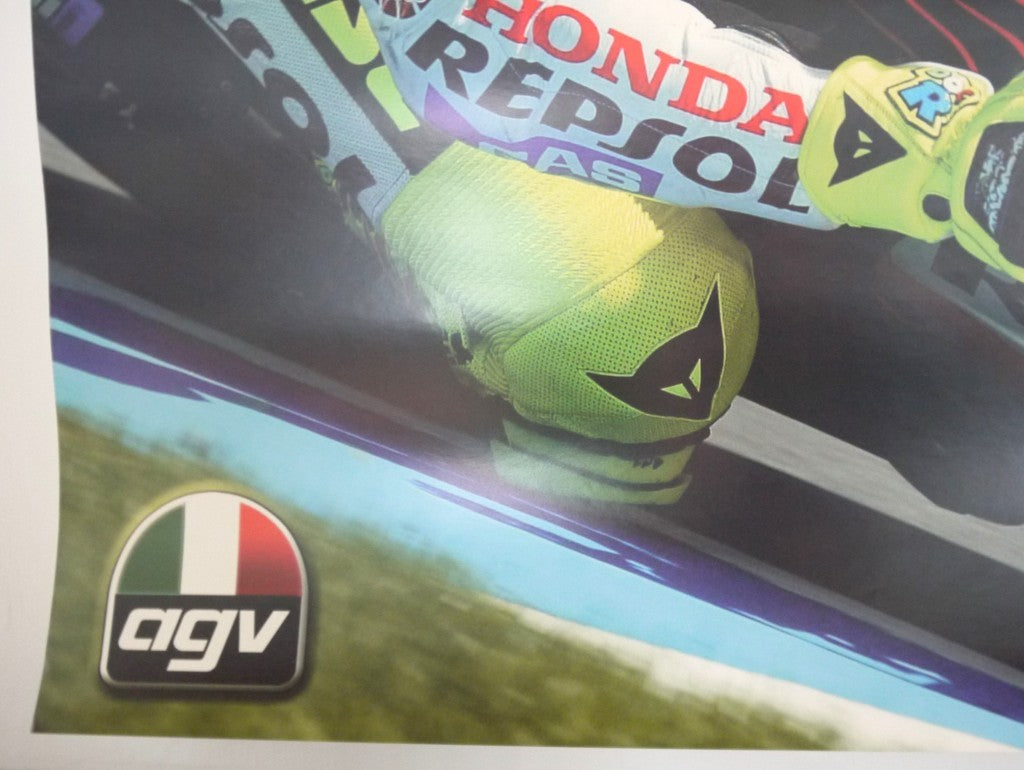 Poster -AGV- Valentino Rossi Honda HRC-Epoch: 2002