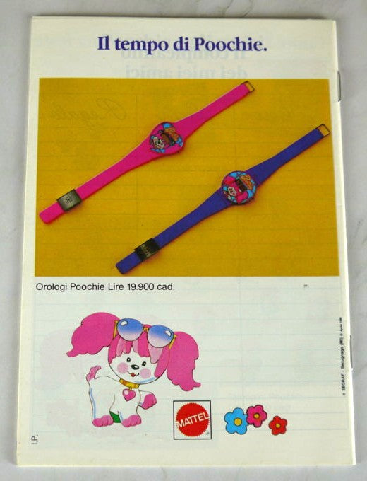 Poochie "Il mondo dell'amicizia" - Giochi e Consigli vista retro copertina posteriore