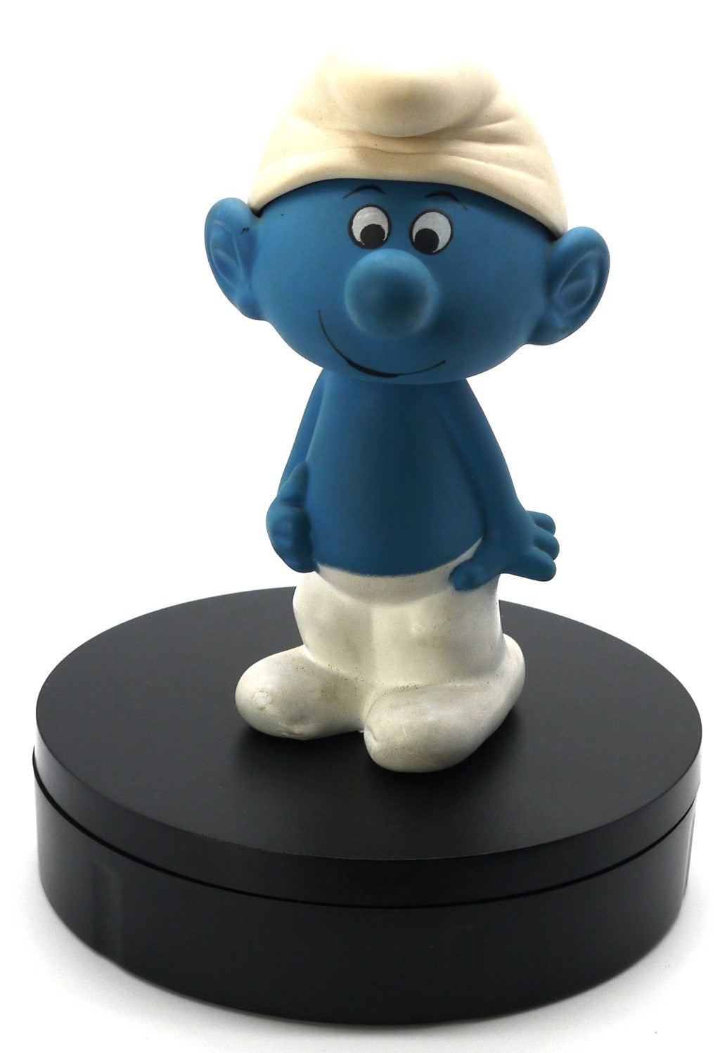 Puffo Vintage 1982 Peyo  - in Gomma Morbida con Sonaglio - 15cm
