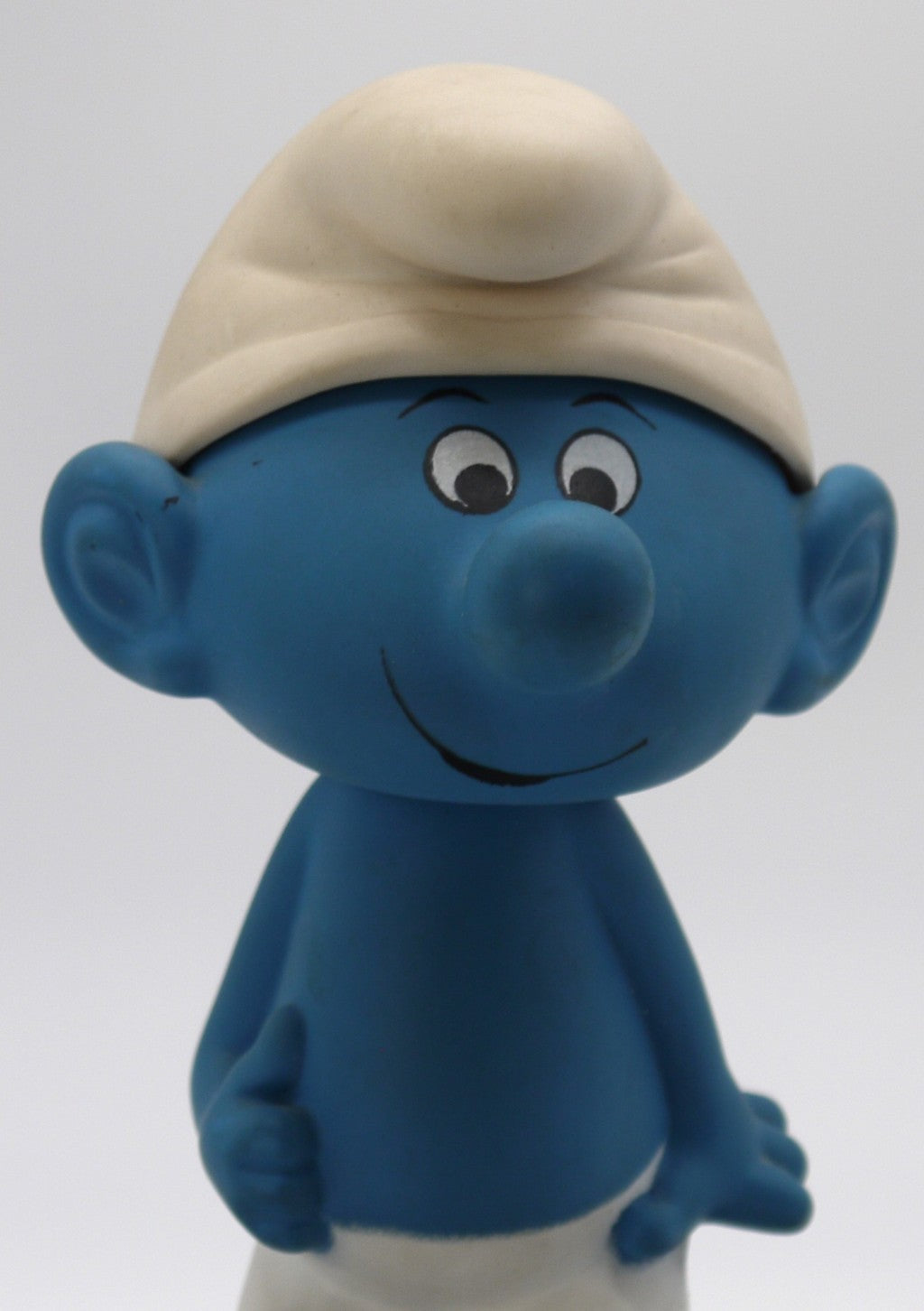 Puffo  1982 Peyo  - Gomma Morbida con Sonaglio - 15cm-dettaglio