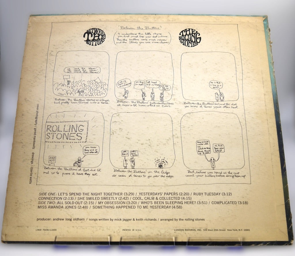 The Rolling Stones - Between the Buttons - LP - Vinyle 33 tours - Époque : 1967