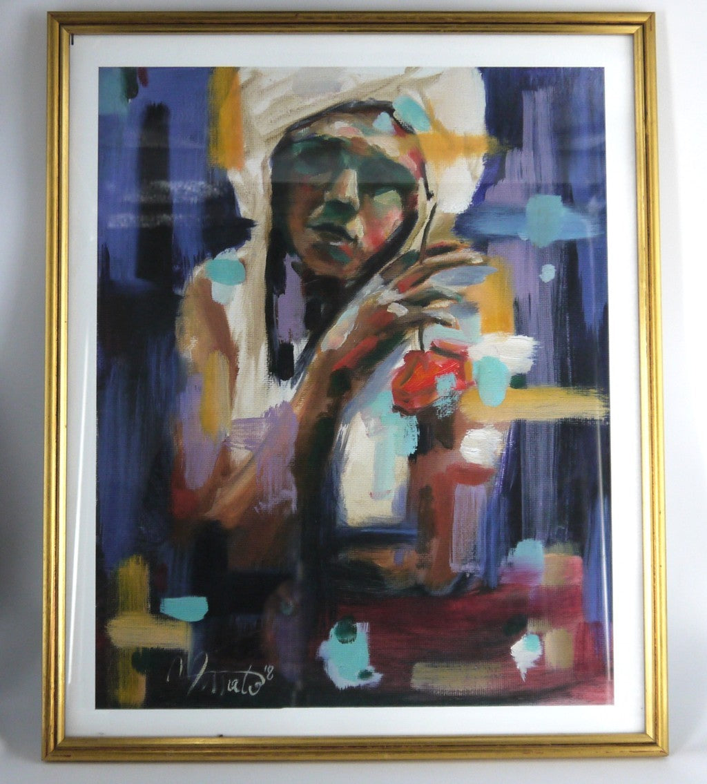 Lithograph "Desert Rose" by Stefano Mussato Galeano - Period: 2018