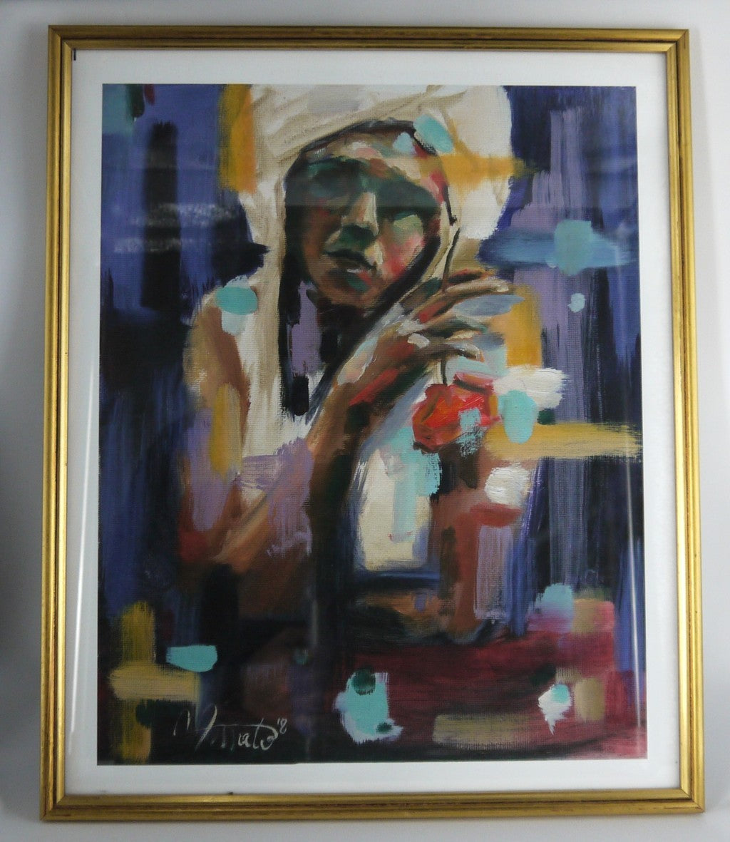 Lithograph "Desert Rose" by Stefano Mussato Galeano - Period: 2018