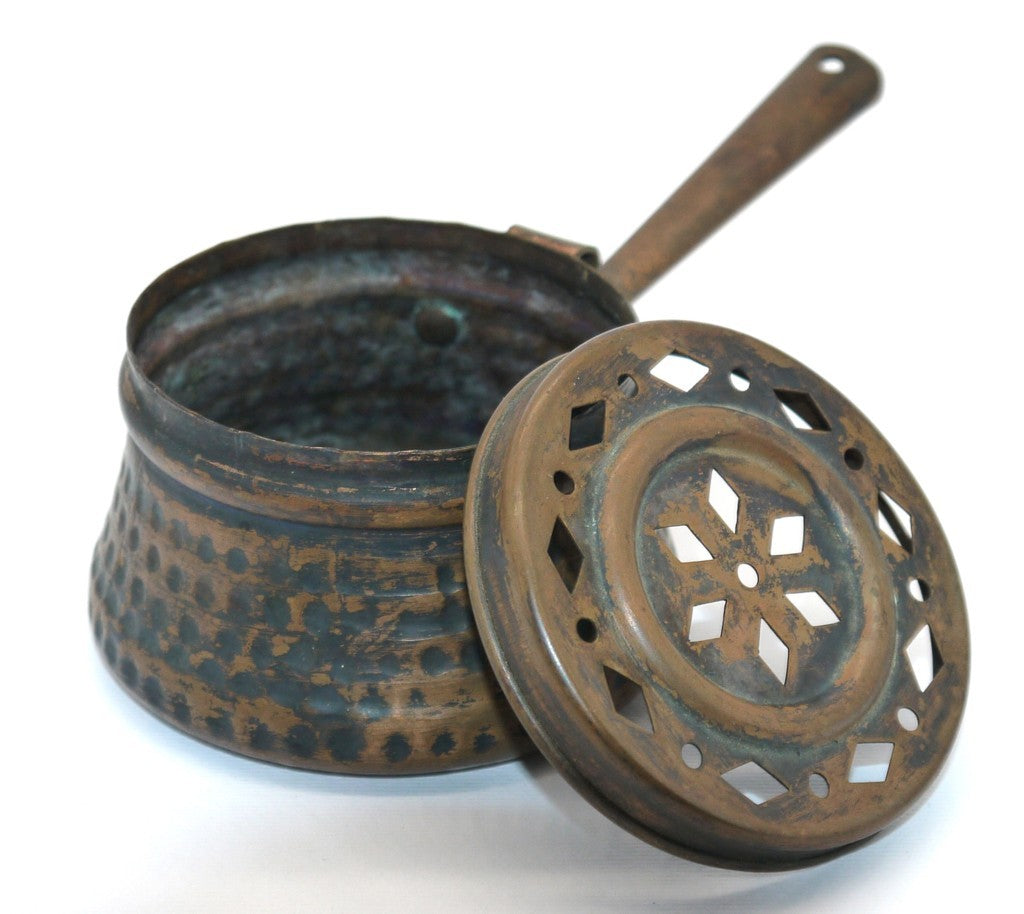 Antique copper bed warmer - Period: 1950/60