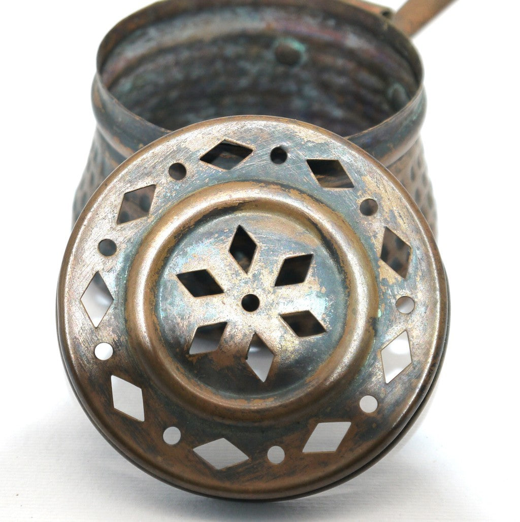 Antique copper bed warmer - Period: 1950/60