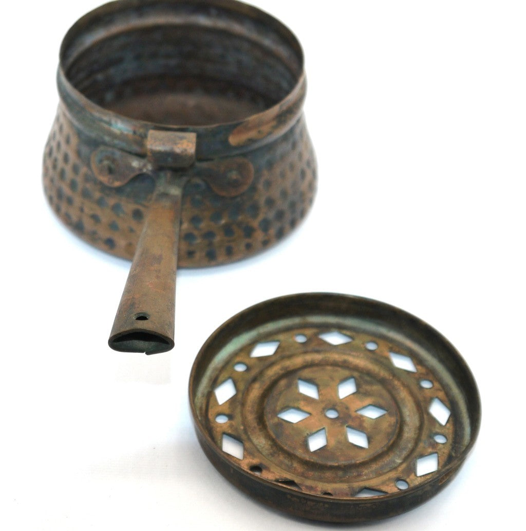 Antique copper bed warmer - Period: 1950/60